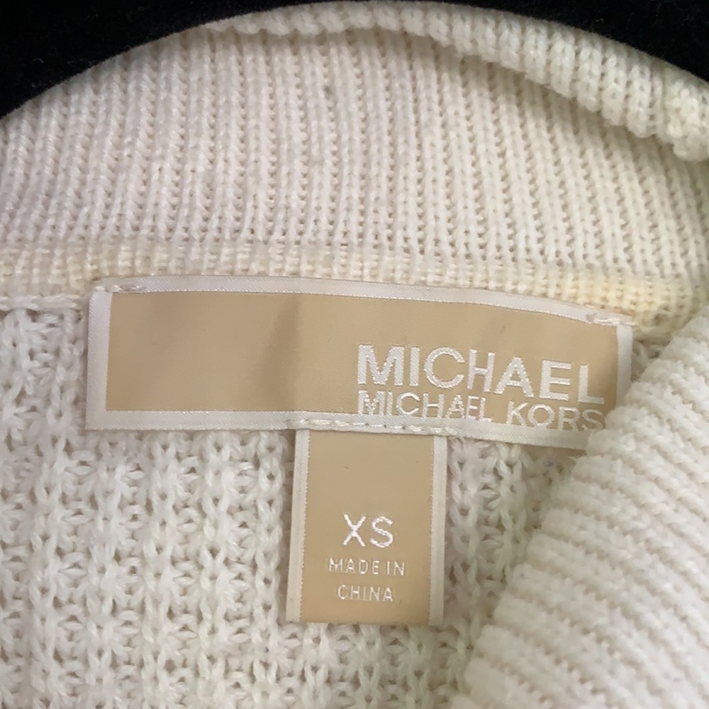 Michael Kors Ivory Cowl Neck Sweater - Picture 6 of 7